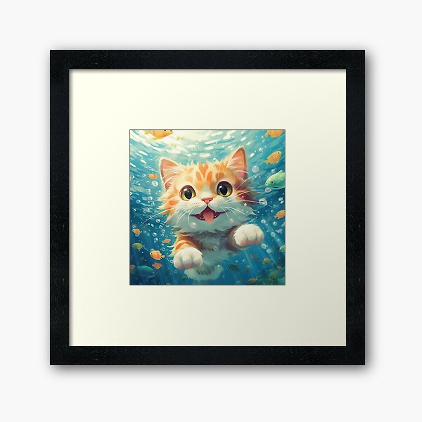 Item preview, "Cute Aquatic Kittens."  designed and sold by LegacyArtist1.