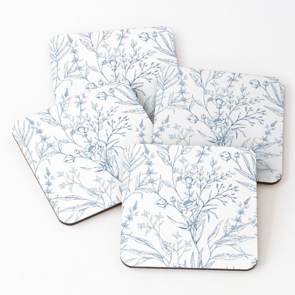Item preview, soft blue flowers,pattern, designed and sold by Colada ....