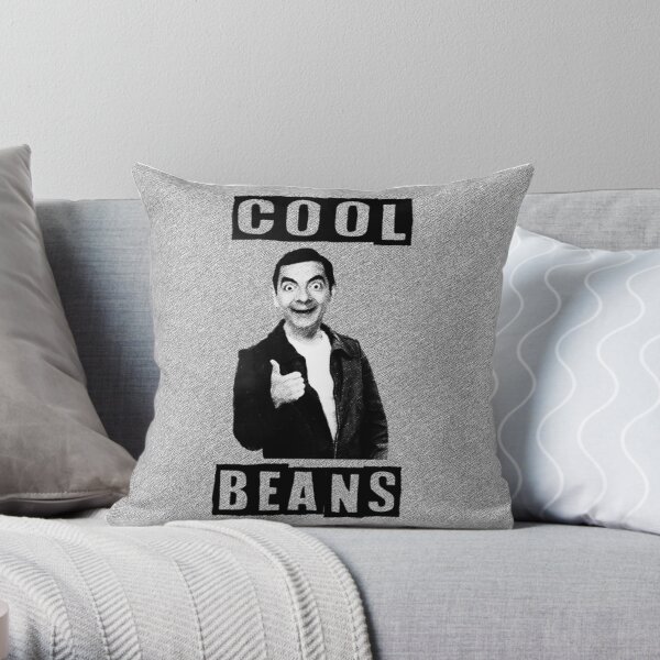 COOL BEANS Throw Pillow