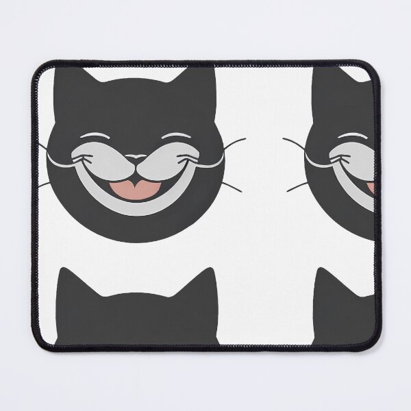 Item preview, Black cat smile line art designed and sold by Digitalcipart.