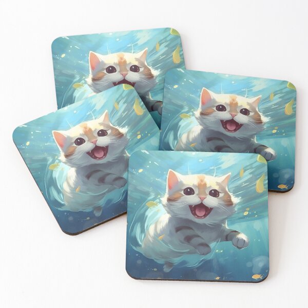 Item preview, "Cute Aquatic Kittens."  designed and sold by LegacyArtist1.