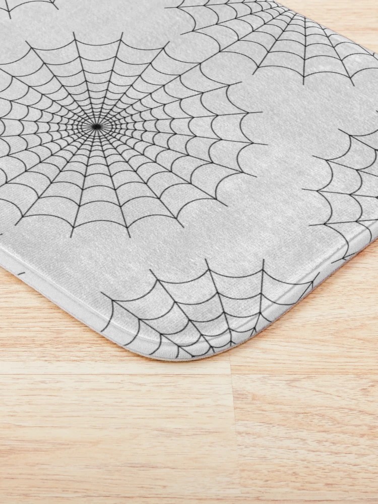 Thumbnail 3 of 6, Bath Mat, Spider web designed and sold by Ruddean21.