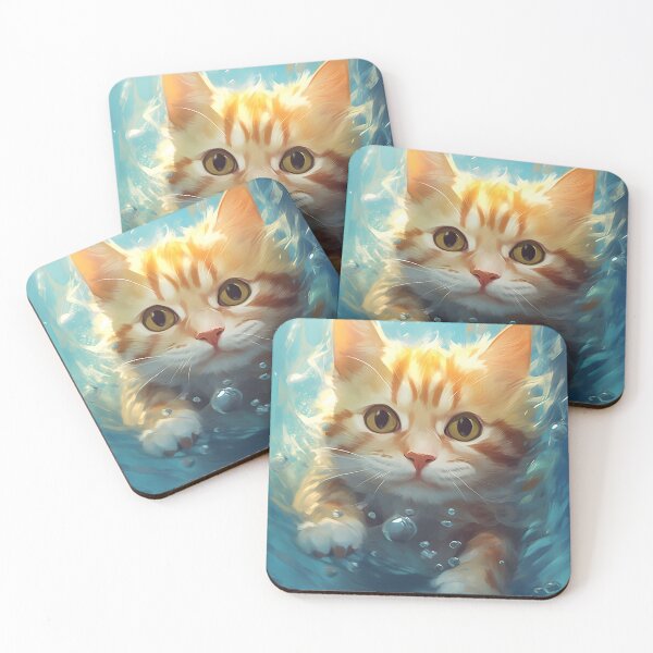Item preview, "Cute Aquatic Kittens."  designed and sold by LegacyArtist1.