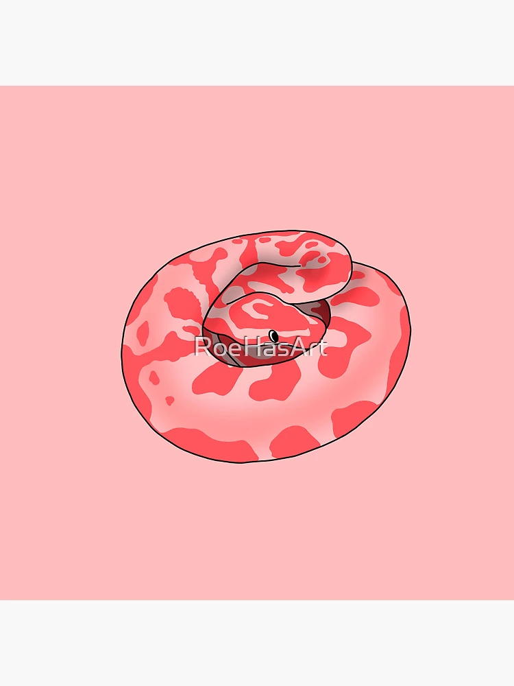 Thumbnail 3 von 3, Button, Dumme Derpy Red Ball Python designt und verkauft von RoeHasArt.