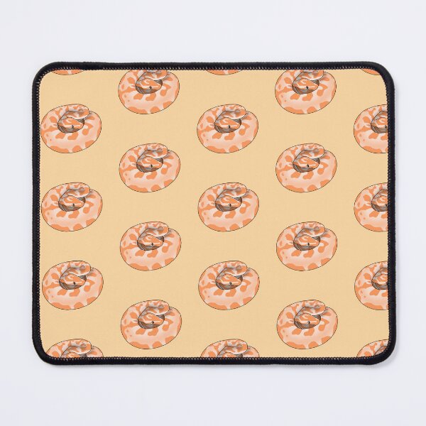 Item preview, Silly Derpy Orange Ball Python designed and sold by RoeHasArt.