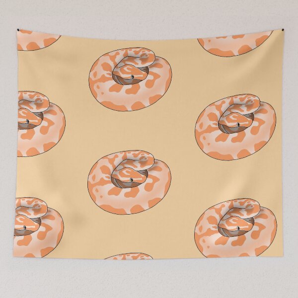 Item preview, Silly Derpy Orange Ball Python designed and sold by RoeHasArt.