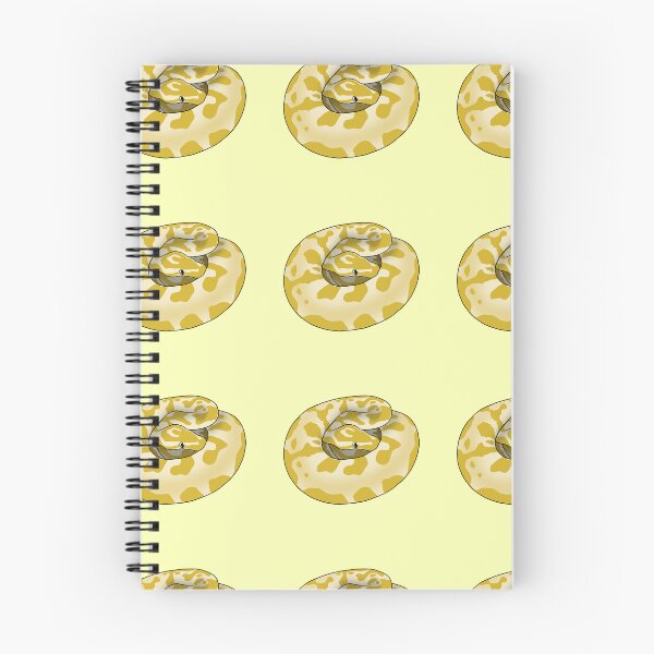 Item preview, Silly Derpy Yellow Ball Python designed and sold by RoeHasArt.