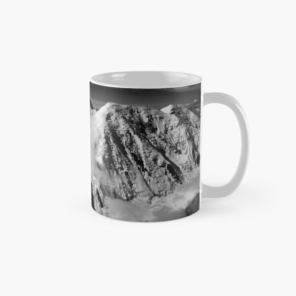 Item preview, A landscape view of Alaska snowy alpine scene landscape black and white photographic print / photography designed and sold by Jéanpaul  Ferro.
