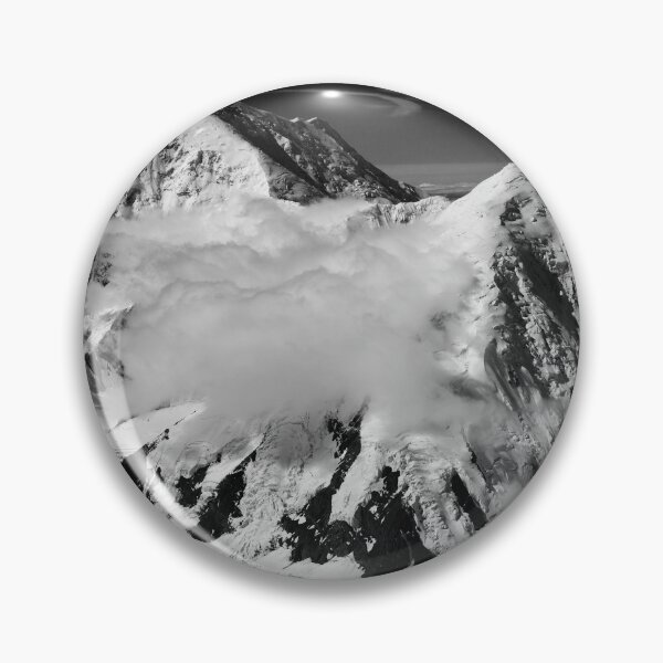 Item preview, A landscape view of Alaska snowy alpine scene landscape black and white photographic print / photography designed and sold by Jéanpaul  Ferro.