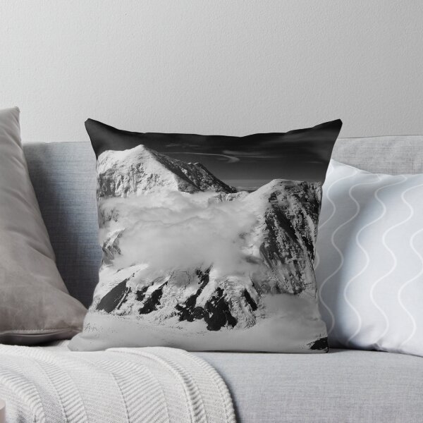 Item preview, A landscape view of Alaska snowy alpine scene landscape black and white photographic print / photography designed and sold by Jéanpaul  Ferro.
