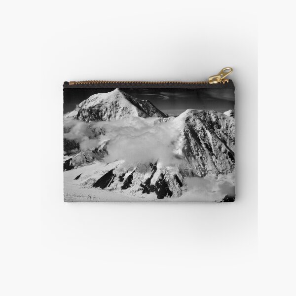Item preview, A landscape view of Alaska snowy alpine scene landscape black and white photographic print / photography designed and sold by Jéanpaul  Ferro.