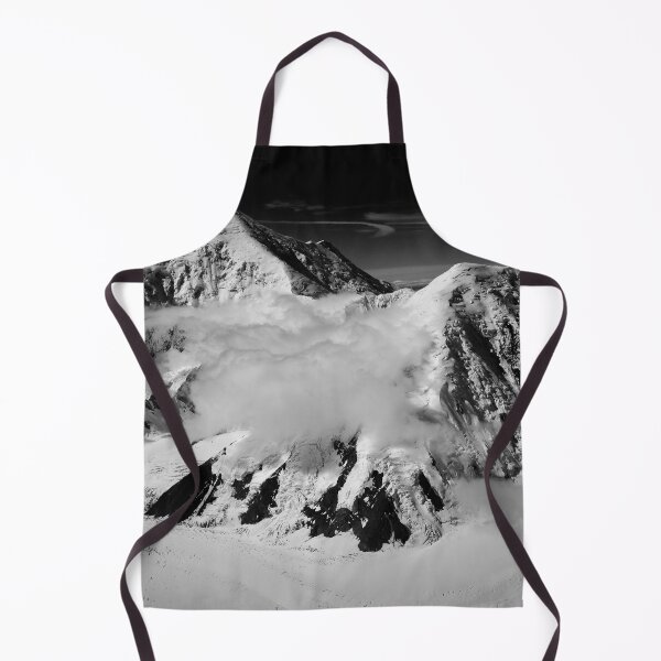 Item preview, A landscape view of Alaska snowy alpine scene landscape black and white photographic print / photography designed and sold by Jéanpaul Ferro.