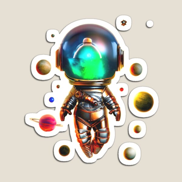 Item preview, Boy Astronaut  Metallic Cyberpunk designed and sold by Metallican.