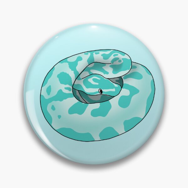 Item preview, Silly Derpy Blue Ball Python designed and sold by RoeHasArt.