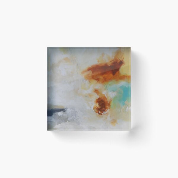 Item preview, White painting on print  designed and sold by AndradaArt.