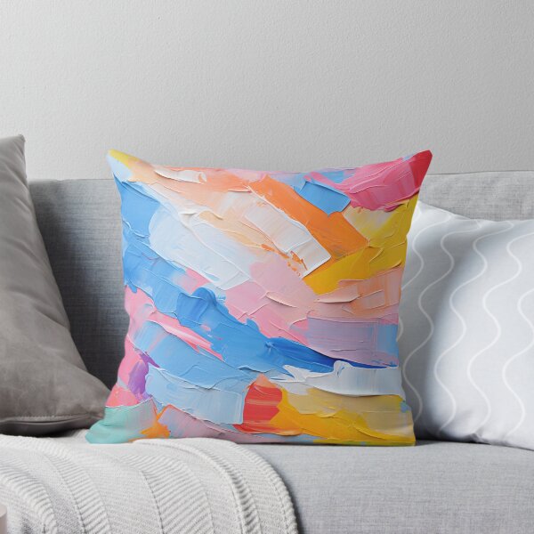 Item preview, Rainbow Colorful Abstract Paint Pattern designed and sold by trajeado14.