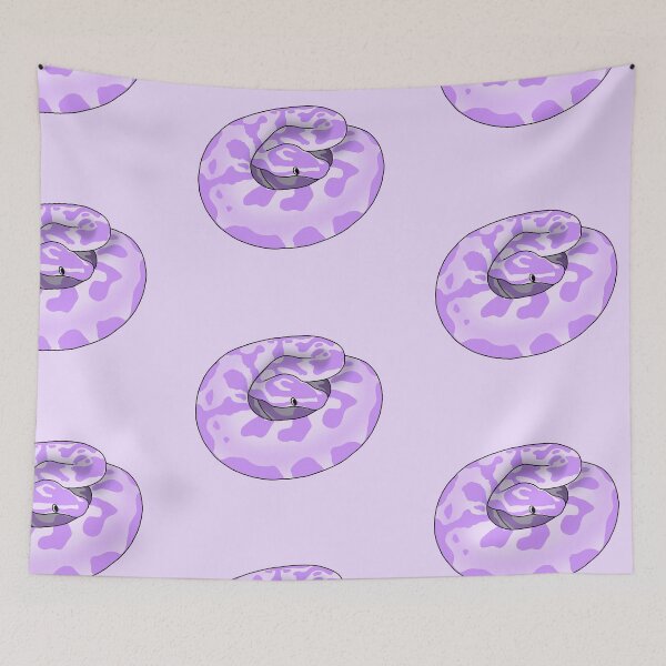 Item preview, Silly Derpy Purple Ball Python designed and sold by RoeHasArt.