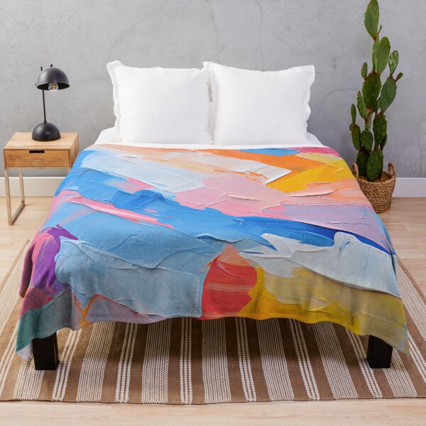 Item preview, Rainbow Colorful Abstract Paint Pattern designed and sold by trajeado14.