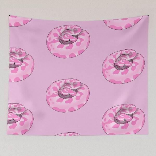 Item preview, Silly Derpy Pink Ball Python designed and sold by RoeHasArt.