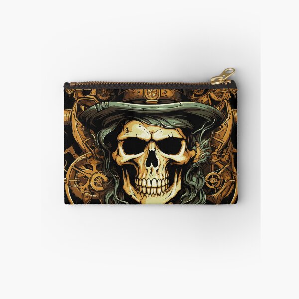 Item preview, Steampunk zombie skull designed and sold by drizzd.