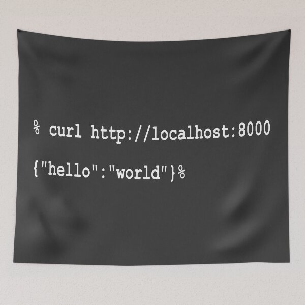 Item preview, Python Hello World code,  AWS Chalice for Lambda designed and sold by clubtee.