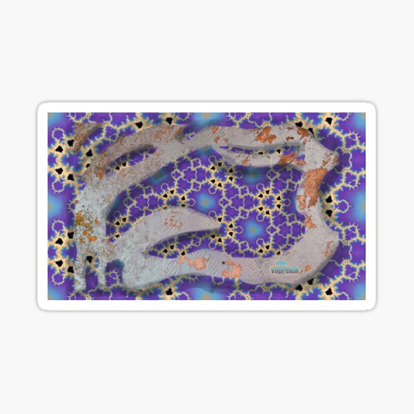 Song of Living Metal No 3 by Alexandra Cook aka Linandara Sticker