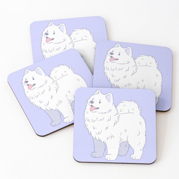 Item preview, Fluffy samoyed dog designed and sold by Yaragold.