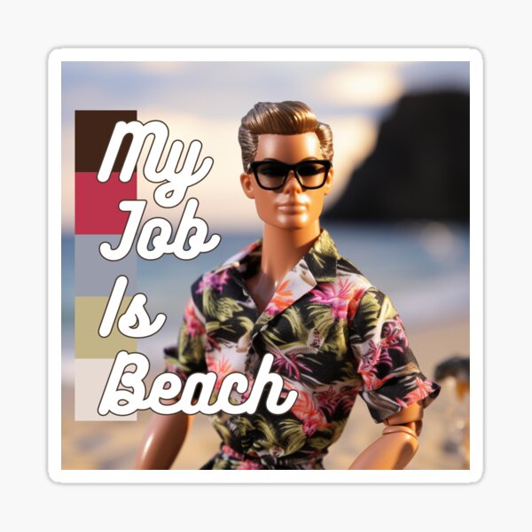 Item preview, My Job Is Beach 8 designed and sold by global-designz.