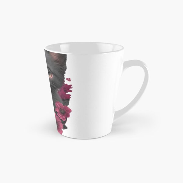 Item preview, cute cat with roses designed and sold by MethukaT.