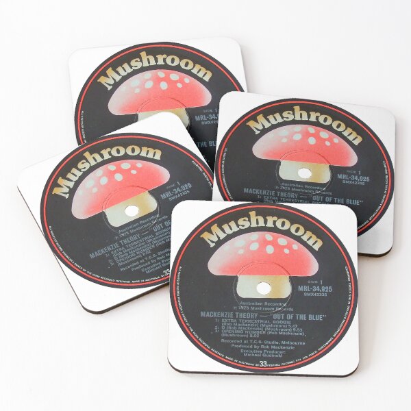 Item preview, Mackenzie Theory classic record label designed and sold by platterpus.