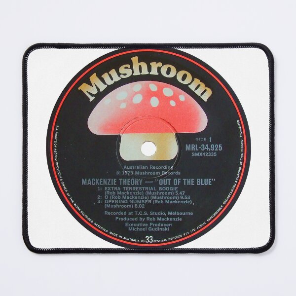 Item preview, Mackenzie Theory classic record label designed and sold by platterpus.