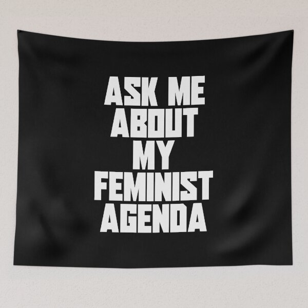 Item preview, Ask me about my feminist agenda designed and sold by ProdbyNiECO.