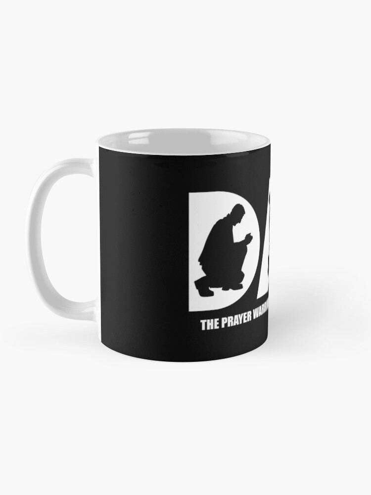 Alternate view of Christian Prayer Warrior Dad Gift Apparel Shirt Mug