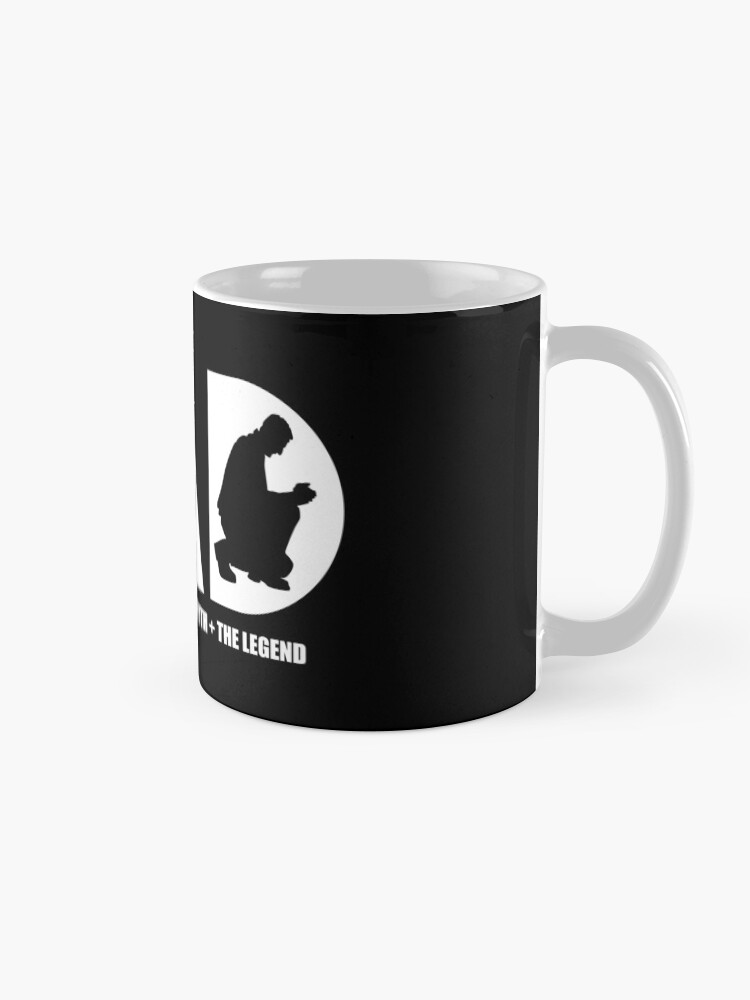 Alternate view of Christian Prayer Warrior Dad Gift Apparel Shirt Mug