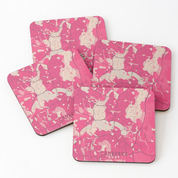 Item preview, Canberra City Map of Australia  - Blossom designed and sold by deMAP.