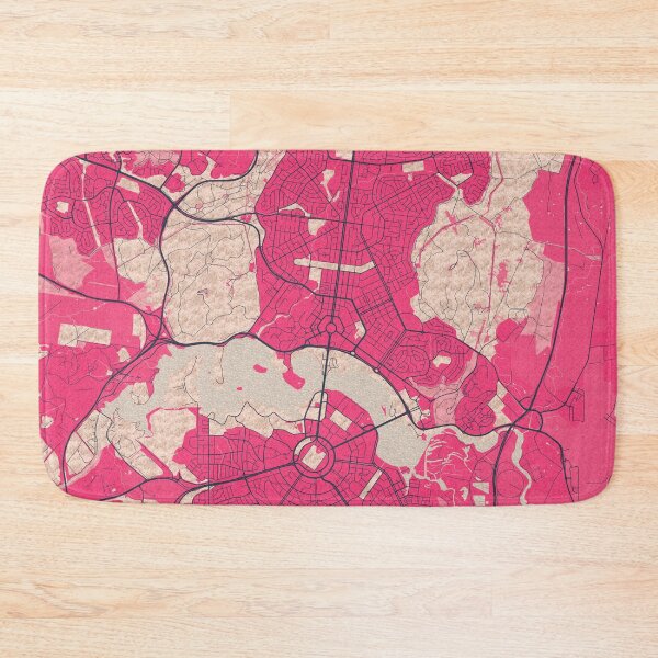 Item preview, Canberra City Map of Australia  - Blossom designed and sold by deMAP.