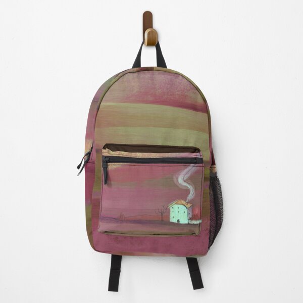 Item preview, Green and pink farmhouse-fields designed and sold by OlgaMundi.