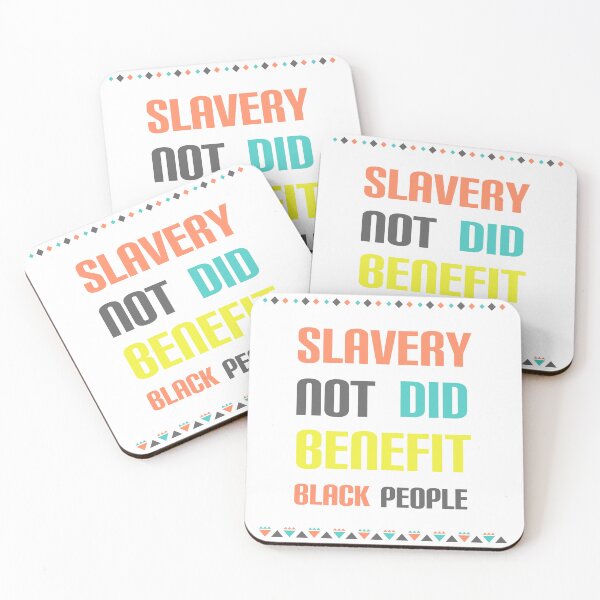 Item preview, Slavery Did Not Benefit Black People Tee T-Shirt designed and sold by designkom.