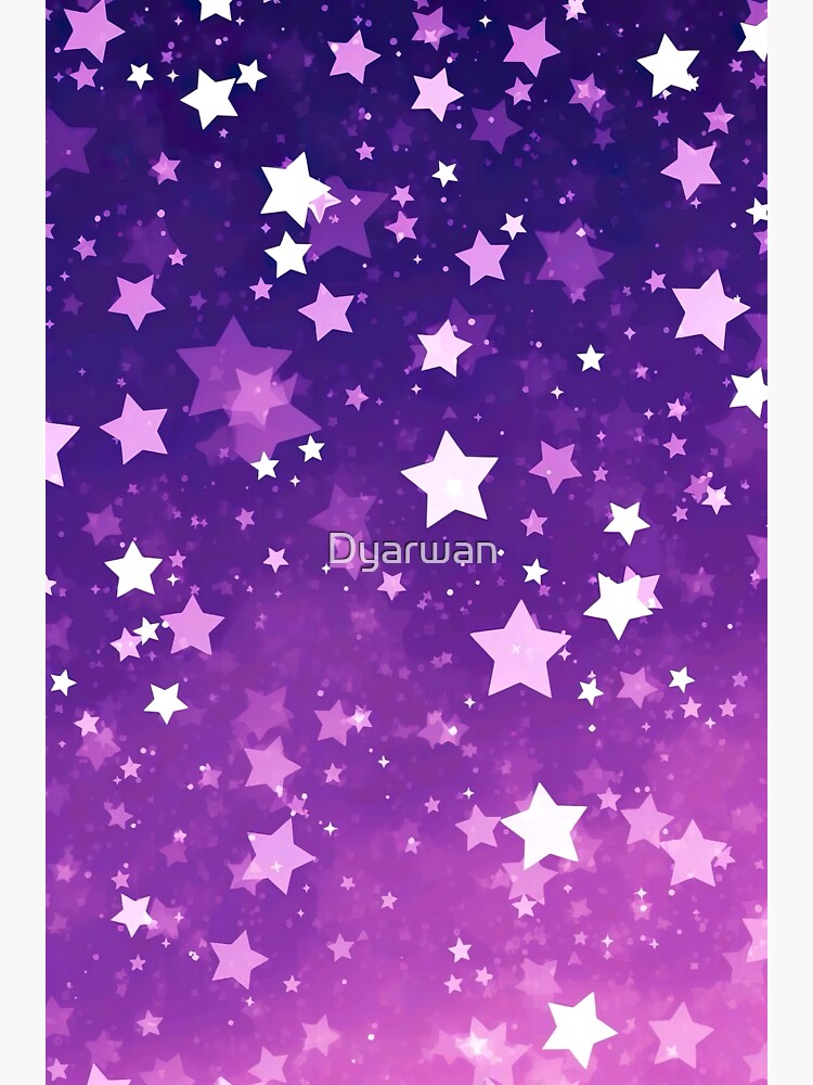 Purple Star Glitter Sticker for Sale by arkeadesain