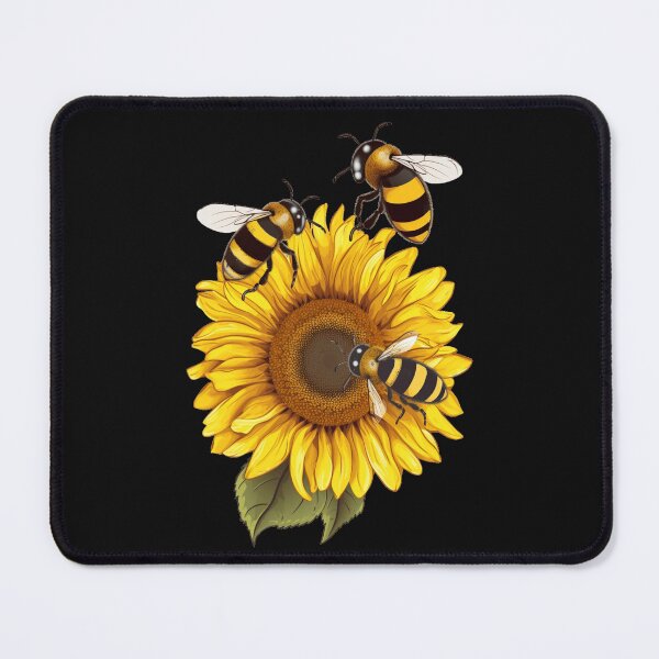 Item preview, Bees on a Sunflowers designed and sold by ArtisShops.