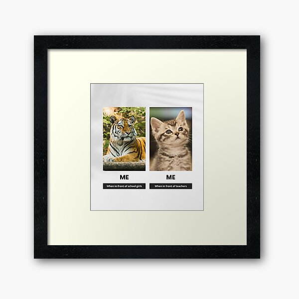 Item preview, Drawing of Funny Cat Meme designed and sold by AmierulDesign.