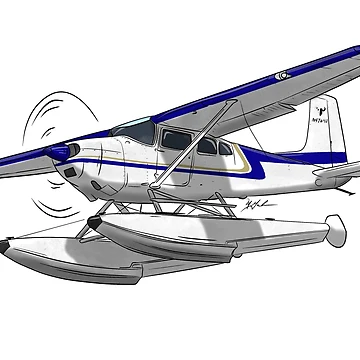 Artwork thumbnail, float plane by Michael Garber