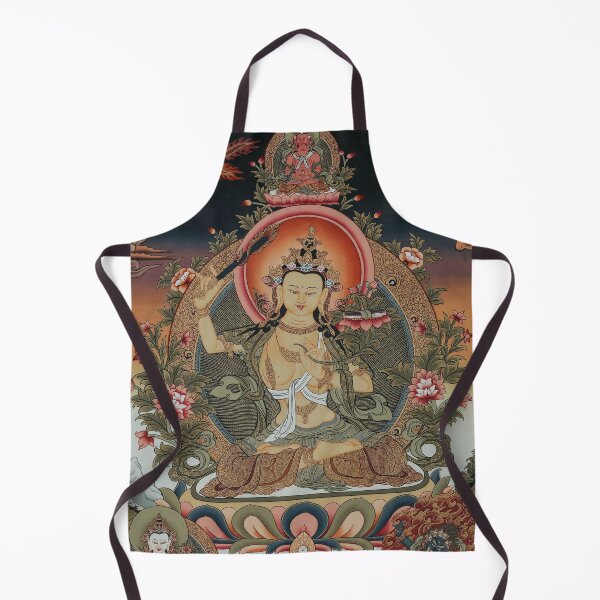 Item preview, Exquisite Thangka Prints Buddhism Enlightenment Dharma Mantra Blessed designed and sold by Mulan-Prints.