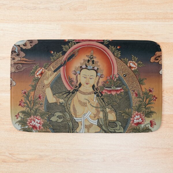 Item preview, Exquisite Thangka Prints Buddhism Enlightenment Dharma Mantra Blessed  designed and sold by Mulan-Prints.