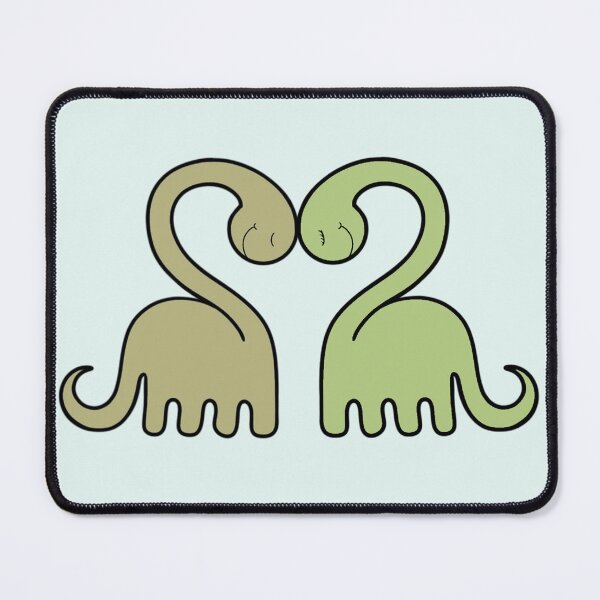 Item preview, LOVEY DINOS: Diplodocus heart cuddle (blue) designed and sold by EmiliaMoscovich.