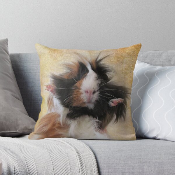 Crazy hair day Throw Pillow