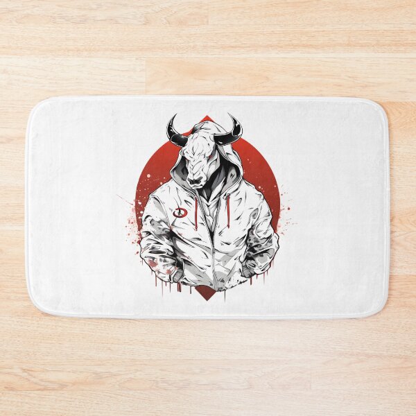Artikelvorschau, Black Bull Masculine Alpha Male Manly Gangsta Art entworfen und verkauft von MartynGrey.