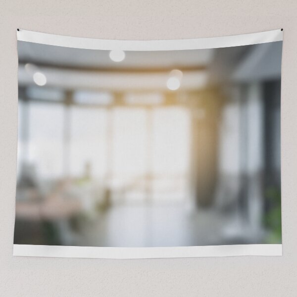 Item preview, Blurred modern conference room with large windows designed and sold by Photopat.