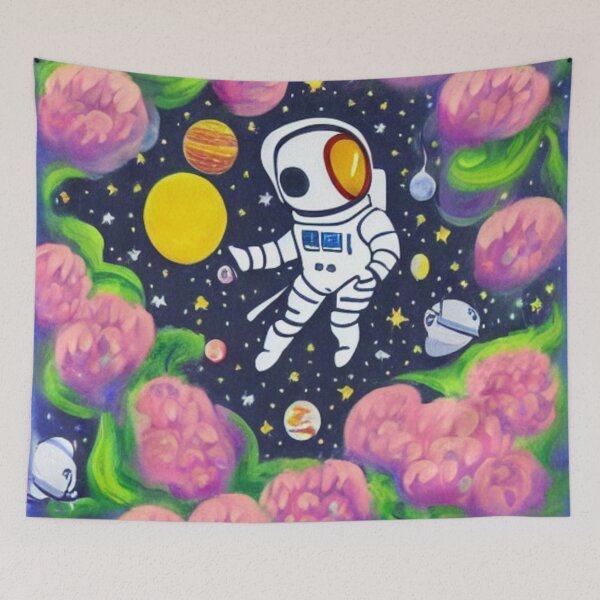 Item preview, The Astronaut in the Space designed and sold by vitalinari.
