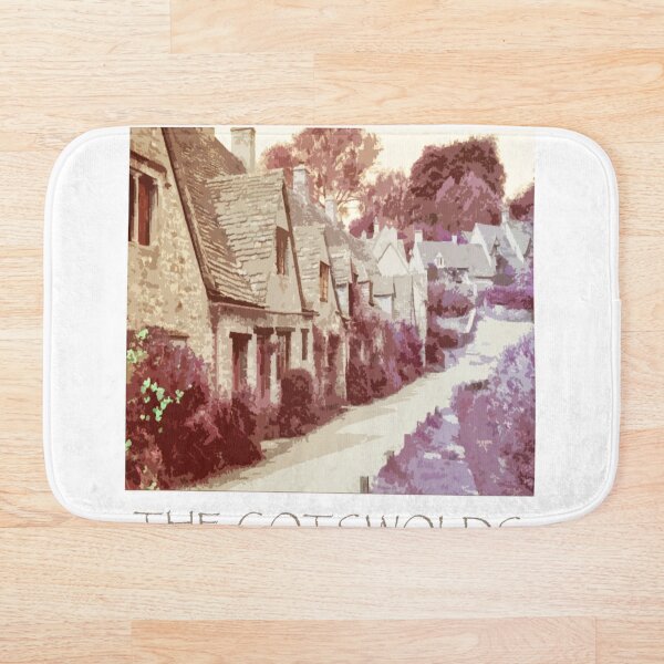 Item preview, Bibury Village Travel Poster, Gloucestershire - An Exquisite Journey Back in Time designed and sold by studioSharonKay.